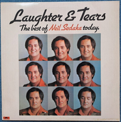 NEIL SEDAKA - LAUGHTER & TEARS BEST OF - 12" VINYL ALBUM LP RECORD - EX+