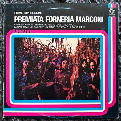PFM Prime Impressioni Italian Vinyl LP 1976 Compilation Progressive Rock