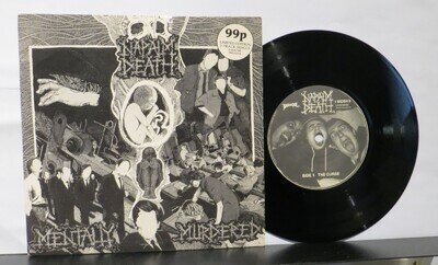Napalm Death - Mentally Murdered 1989 UK Earache P/S 45