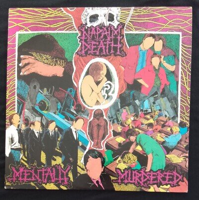 Napalm Death - Mentally Murdered Vinyl EP (Earache 1989)