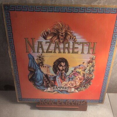 "RAMPANT" BY NAZARETH VINYL LP MOONCREST RECORDS 1974 UK HARD BLUES ROCK VG+