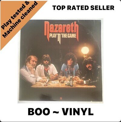 Nazareth "Play N The Game" Vinyl Lp Record 1976. US Issue EX / VG+
