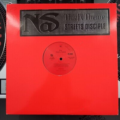 NAS Thief's Theme OG US promo Hip Hop 12" SALAAM REMI Ill Will COLUMBIA rap