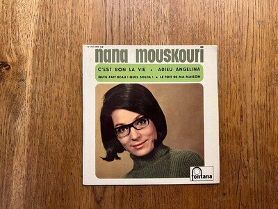 Nana Mouskouri - C'Est Bon La Vie (59th Street Bridge Song) (1967) 7" VG+