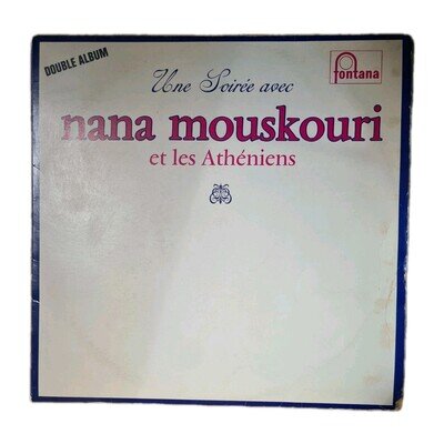 Nana Mouskouri - Une Soiree Avec Et - Vinyl Record Double Album