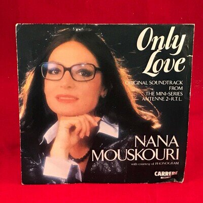 NANA MOUSKOURI Only Love 1985 UK 7" vinyl single original 45 record