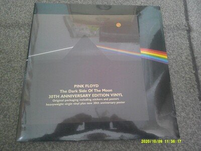 PINK FLOYD The Dark Side Of The Moon 30th Ann 180 g POSTERS STICKERS new/sealed