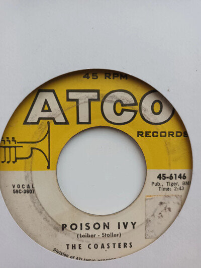 THE COASTERS POISON IVY (ATCO) US ORIGINAL