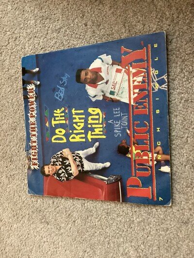 Public Enemy - Fight The Power 7” Do The Right Thing