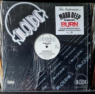 Mobb Deep – Burn Featuring Big Noyd & Vita (Loud Records) 2001 Import 12"