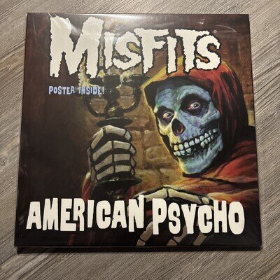 *In Hand* MISFITS - AMERICAN PSYCHO Vinyl LP IVC *HALLOWEEN* Poster + Slipmat