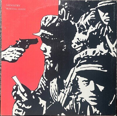 Ministry Burning Inside 1989 Usa Sire Vinyl 12 0-21384 Ex / Ex
