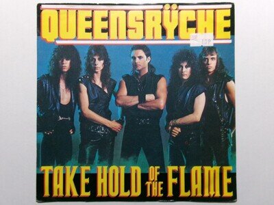 QUEENSRYCHE TAKE HOLD OF THE FLAME NIGHTRIDER EMI AMERICA EA 183 HEAVY METAL