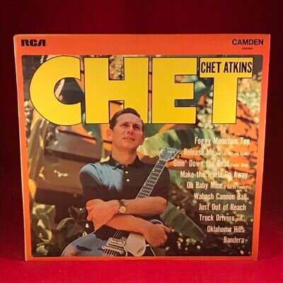 CHET ATKINS Chet 1969 UK vinyl LP,EXCELLENT CONDITION Self titled S/T same