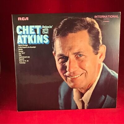 CHET ATKINS Relaxin' With Chet 1969 UK vinyl LP EXCELLENT CONDITION