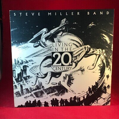 STEVE MILLER BAND Living In The 20th Century 1986 Vinyl LP + INNER original