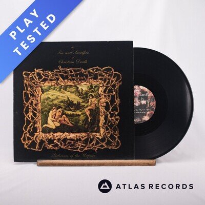 Christian Death Believers Of The Unpure Insert 12" Single Vinyl Record - VG+/EX