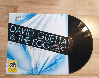 David Guetta vs The Egg - Love Don't Let Me Go - 12" Vinyl