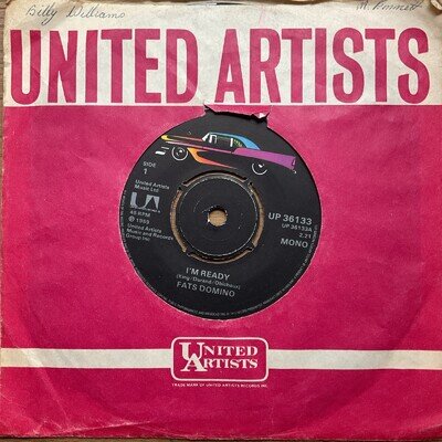 FATS DOMINO - I’M READY - MARGIE - UNITED ARTISTS REISSUE