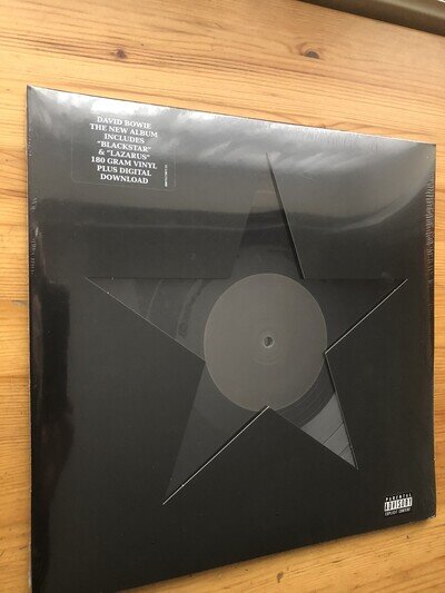 David Bowie Blackstar 1st Press LP Sealed Mint Genuine 2015 only