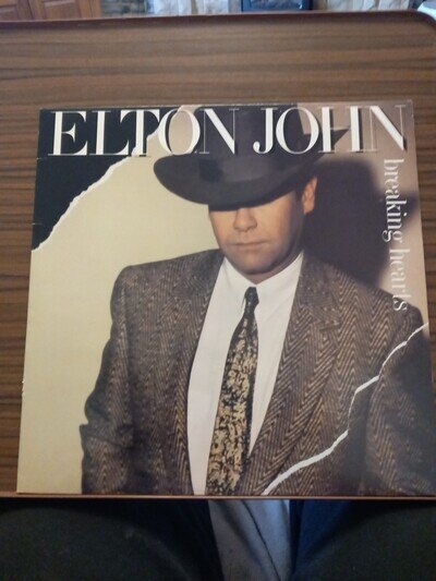 Elton John Breaking Hearts Vinyl LP