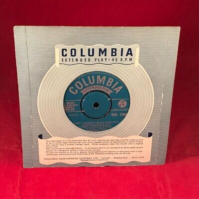 BENNY GOODMAN SEXTET Muskat Ramble 1954 UK 4-track 7" vinyl EP 45 original