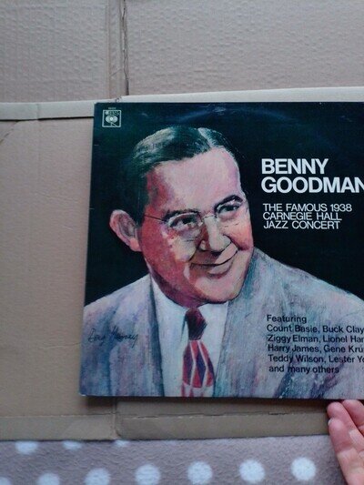 Benny Goodman – The Famous 1938 Carnegie Hall Jazz Concert-12" LP Vinyl CBS66202