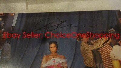 AUTOGRAPHED SIGNED Demi Lovato It's Not That Deep Ivory Vinyl LP Cover Jacket