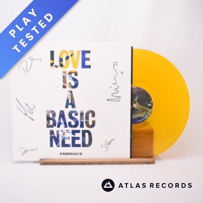 Embrace Love Is A Basic Need Transparent Orange LP Album Vinyl Record - NM/NM