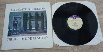 ELVIS COSTELLO - THE MAN - ORIGINAL 1986 U.K VINYL COMPILATION ALBUM - EX !