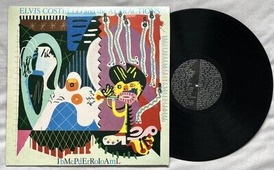 Elvis Costello - Imperial Bedroom 12” LP 1982 F-Beat vg-/g+