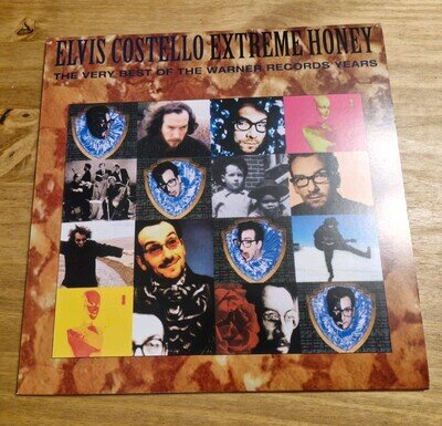 Elvis Costello Extreme Honey Double LP Warner Years Gold Vinyl