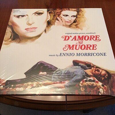 D’ AMOURE SI MUORE. LP Soundtrack Ennio Morricone. Partially Sealed. Mint Copy.