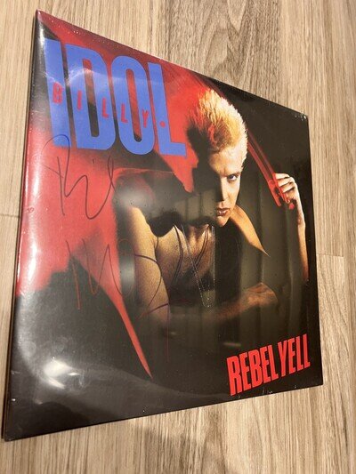 Billy Idol Rebel Yell Vinyl Expanded Edition - Autographed - SIGNED - 2LP 🚚📦✅