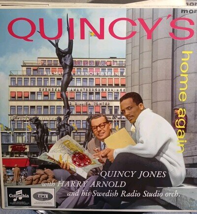Quincy Jones's Home Again 12"Vinyl LP Record Issued 1959 EX EX