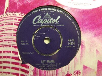 Gene Vincent – Say Mama 1958 7” Capitol CL 14974