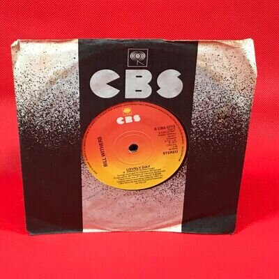 BILL WITHERS Lovely Day - 1977 UK 7" vinyl single It Ain't Because Of Me Baby 45
