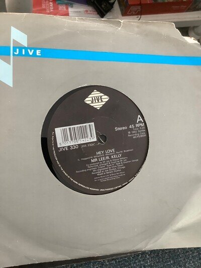 Mr Lee. /. R Kelly. Hey love. 7” vinyl. 1992. Jive