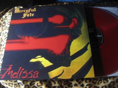 MERCYFUL FATE melissa RED VINYL 2014 PRESS king diamond