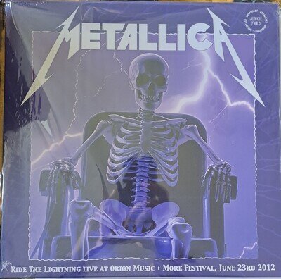 Metallica Ride the Lightening Live at Orion Music Lp