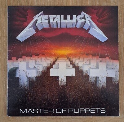Metallica Master Of Puppets Original UK Release Music For Nations MFN60 1986