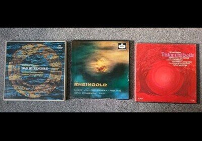Richard Wagner ‎– Three Box Sets VG+ Classical Opera