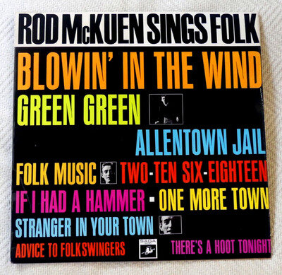 Rod McKuen & The Horizon Singers - Rod McKuen Sings Folk 1964 Society / Saga LP