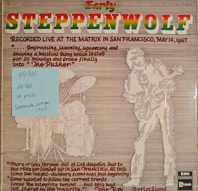 Steppenwolf Early Live Vinyl Record VG/VG SSL 5015 1969