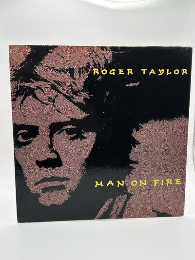roger taylor man on fire 1984 uk 7”ps original vinyl Excellent Queen