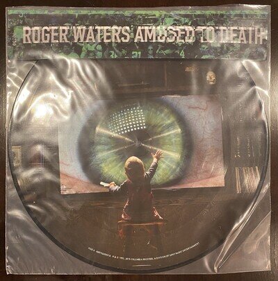 Roger Waters Amused To Death Picture Disc 2LP Vinyl 2015 Europe RARE!!!