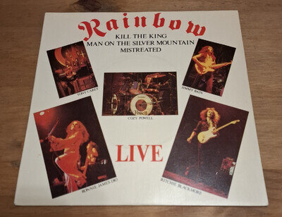 Rainbow Live EP 7" Single (1981 Reissue) (Play Tested)