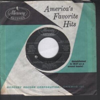 Ray Stevens Santa Claus Is Watching You 7" vinyl USA Mercury with drill hole