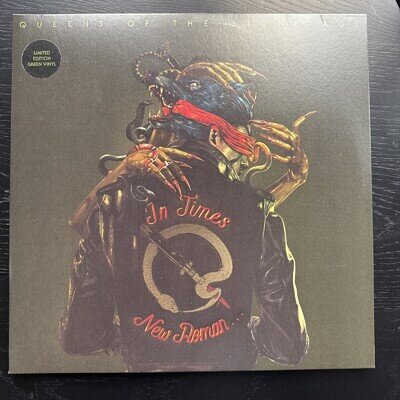 Queens Of The Stone Age In Times New Roman Vinyl 2LP Limited Edition Green