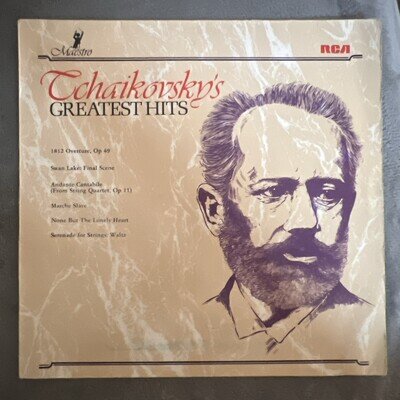 1984~Pyotr Ilyich Tchaikovsky~Tchaikovsky's Greatest Hits~ Vinyl LP Album~🇩🇪